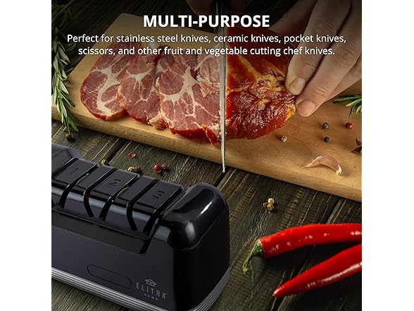 ELITRA 180265 Home Electric Knife Sharpener