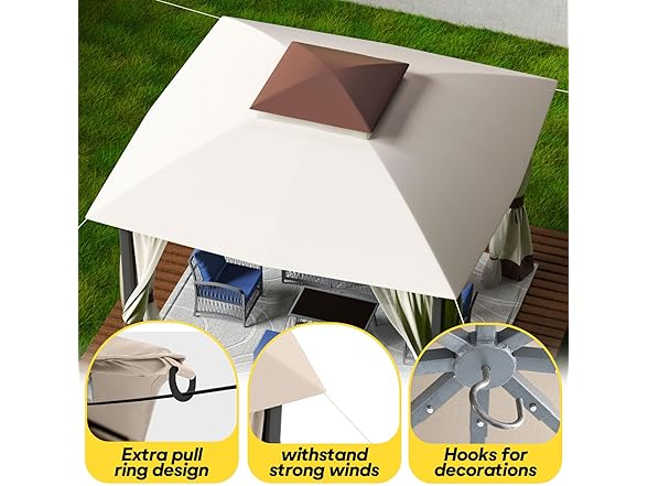 ZZW Outdoor Patio Gazebo