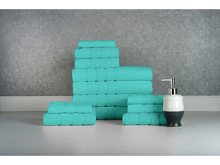 Bibb 12 Piece Egyptian Cotton Towel Set