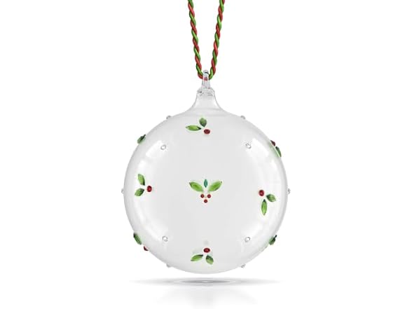 Swarovski Holiday Cheers Mistletoe Ball Ornament