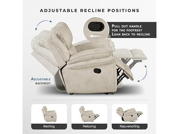Lexicon Rocker Reclining Chair Sand