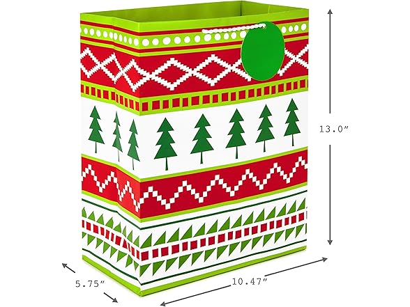 Hallmark 13" Large Christmas Gift Bag Bundle