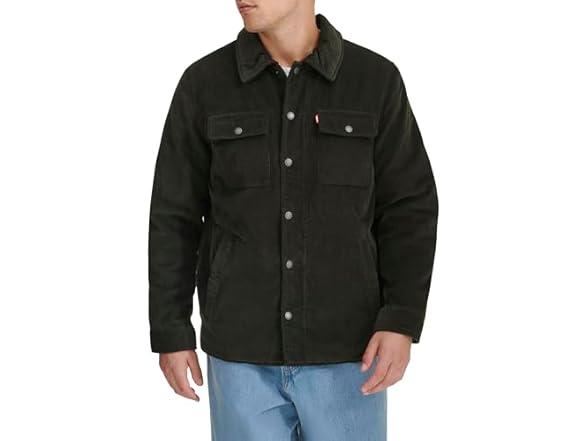 Levis Mens Corduroy Shirt Jacket