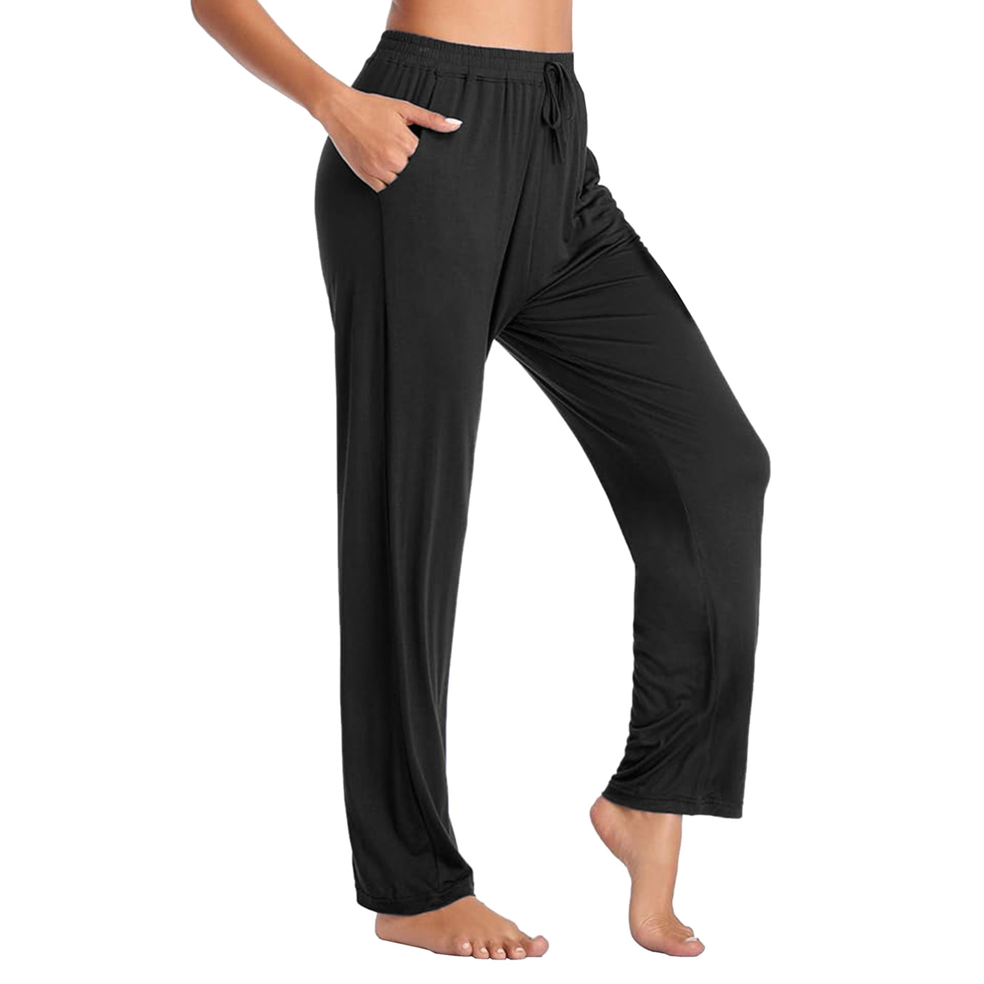 5Pk Womens Loose Fit Lounge Pants - Gallery 16