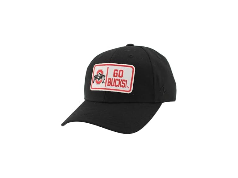 ZHATS Standard NCAA Officially Licensed Hat Competitor Patch Defer Black, ,Ohio State Buckeyes