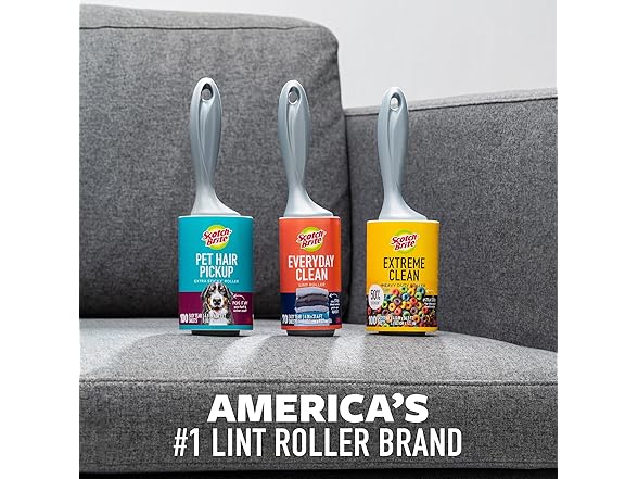 Scotch-Brite Lint Roller 2-Pk 200ct