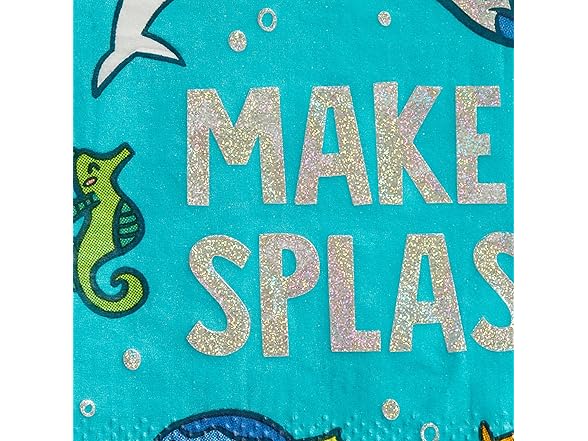 Under The Sea Disposable Paper Cocktail Napkins