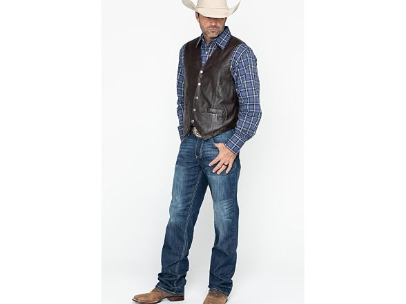 Scully Men (XXL) Lambskin Snap Front Vest