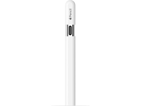 Apple Pencil (USB-C): Device Compatibility Check Required - Pixel-Perfect Precision, Tilt Sensitivity, Perfect for Note-Taking, Drawing, and Signing Documents. Charges and Pairs with USB-C (Open Box)