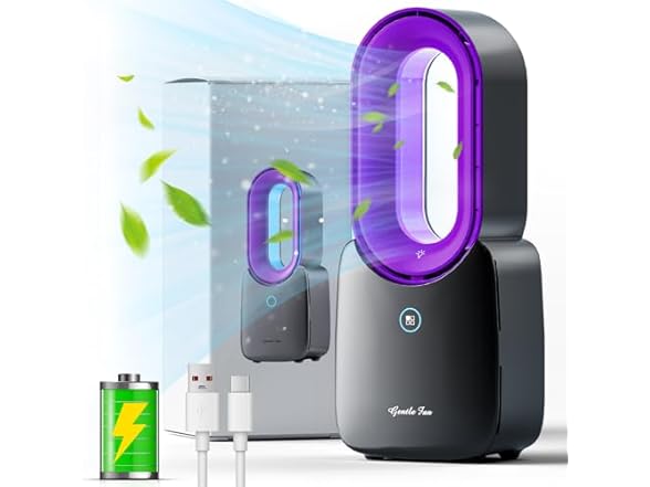Misby Rechargeable Desk Fan