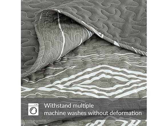 Whale Flotilla Queen Size Quilt Set