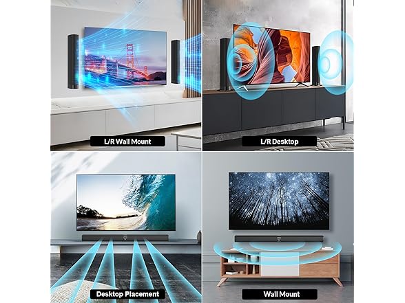 Assistrust 2 in 1 Detachable Sound Bars