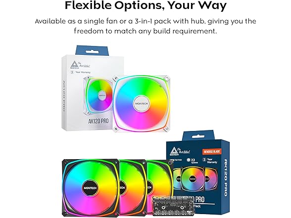 120mm ARGB PWM Fan Black