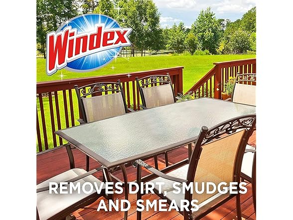 Windex Outdoor Glass Cleaner, 32oz