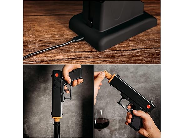 Electric Gun Wine Corkscrew Opener