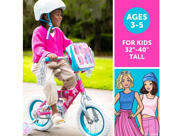 Dynacraft Barbie 12 Girls Bike for Kids