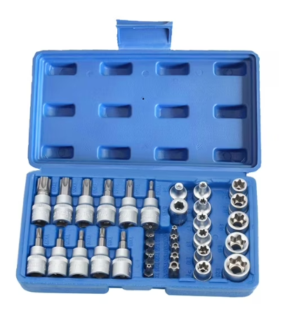 34-Piece Star Bit Socket & Ratchet Set - Gallery 6