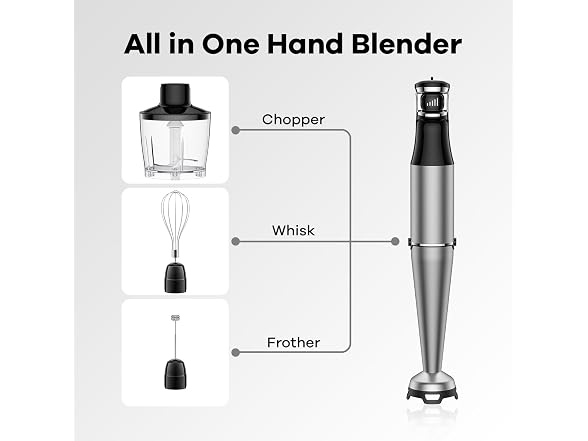 ZKBHOME Handheld Immersion Blender