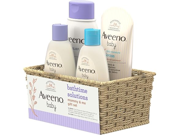 Aveeno Baby Mommy and Me Daily Bathtime Gift Set