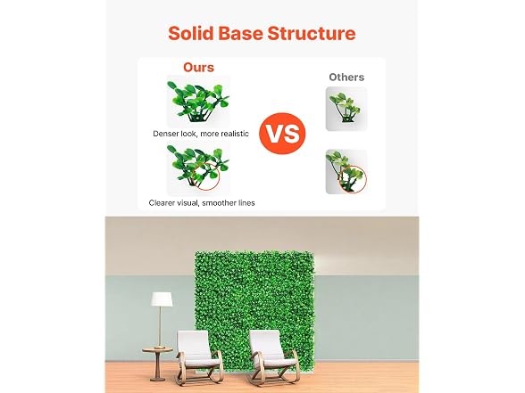 Artificial Boxwood Panel UV 24pcs Boxwood Hedge