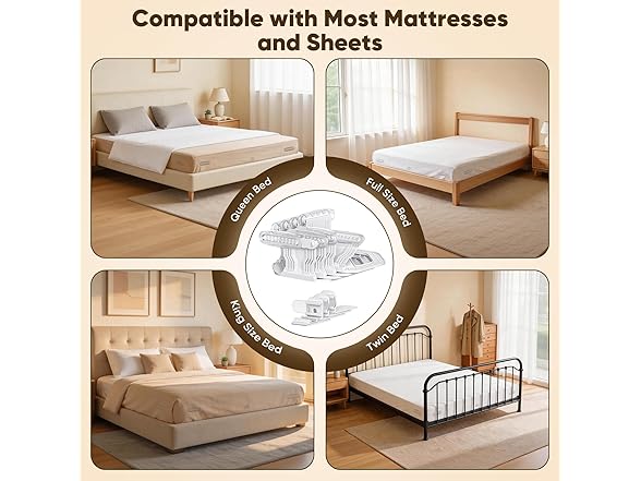 Freshvive 8 Pcs Bed Sheet Holders