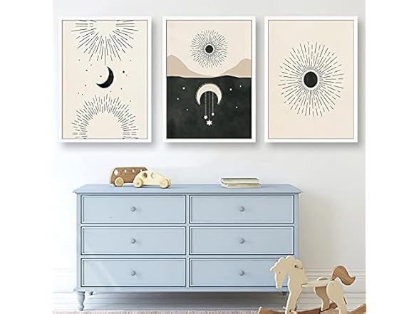 PUYIQARE Abstract Line Wall Art Print