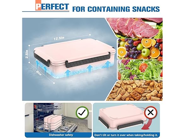 Tendware Portable Snackle Box Container