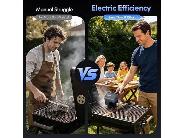 Zeltor 2 Pack Electric Grill Brush