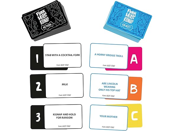 Hasbro Gaming Fork Milk Kidnap Game for Adults