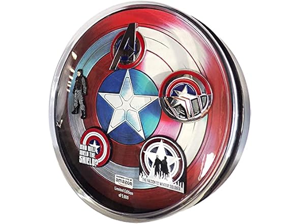 Marvel Falcon and Winter Soldier Pin Set