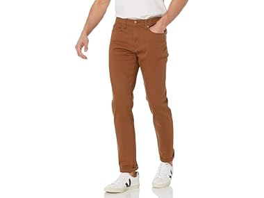 $8.99, Was $27.90, 67% Off! Amazon Essentials Men Jean Dark Khaki Brown dealfomo