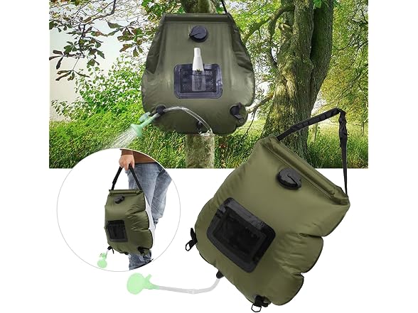 Topyond Portable Outdoor Solar Heated