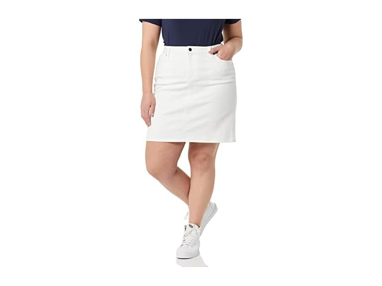AE Womens Plus 5Pocket Denim Skirt