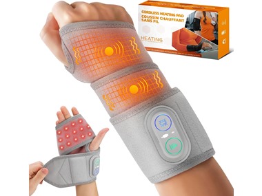$17.99, Was $32.99, 45% Off! Cordless Wrist Heating Pad dealfomo