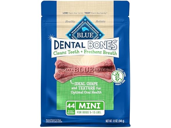 Blue Buffalo Dental Bones Mini Natural Dog Treats