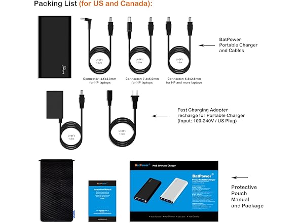 BatPower Laptop External Battery