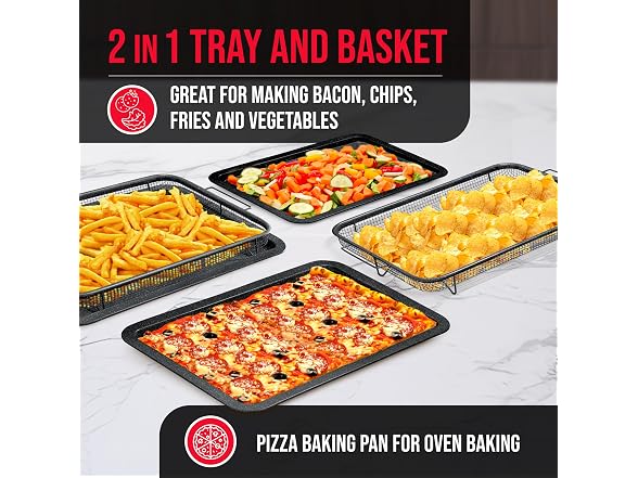 Bakken- Swiss Crisper Tray - 2-Piece Set
