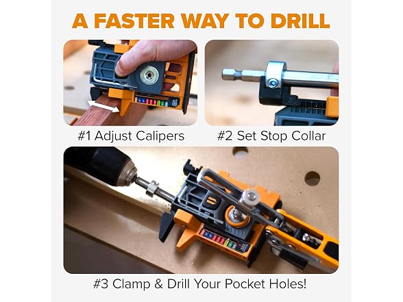 BORA Automatic Mini Pocket Hole Jig Kit - Gallery 4