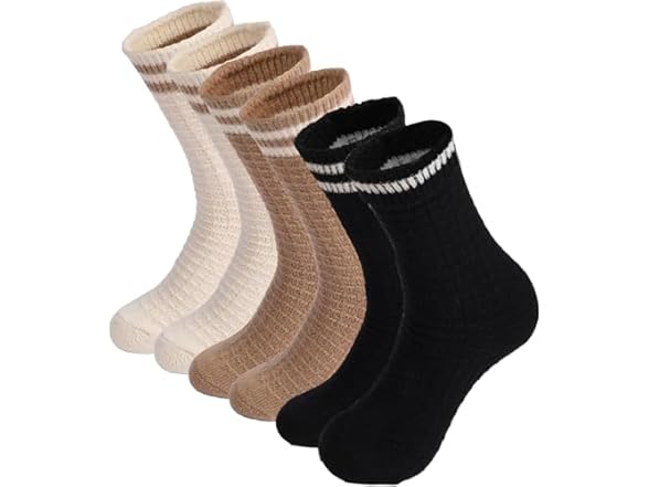 WHCPCYO 6 Pairs Socks Women 4-10