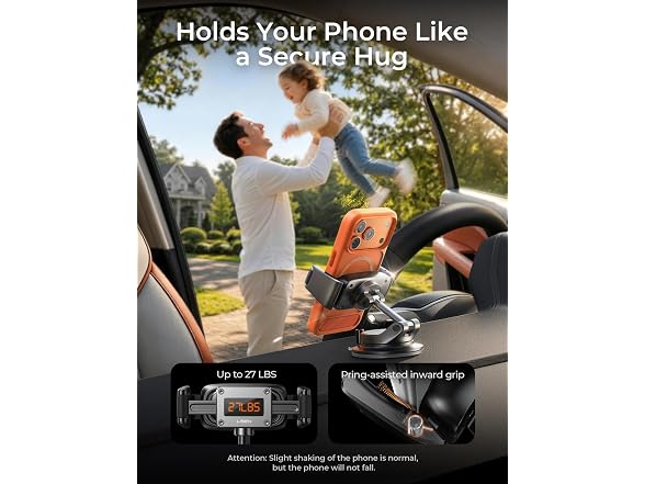 LISEN Ultra Suction Car Phone Mount