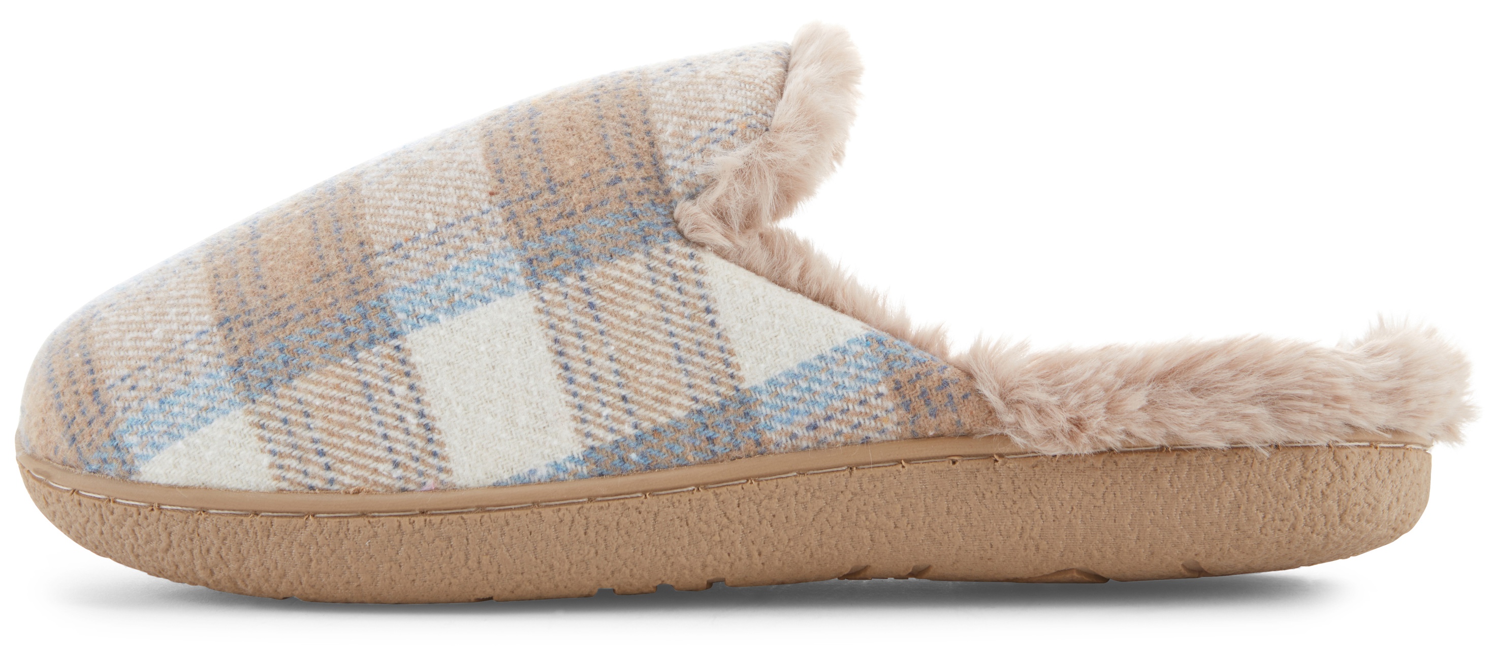 Floopi Womens Festive Plaid Slippers - Gallery 22
