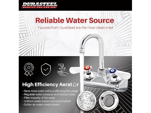 DuraSteel Commercial Hand Sink Faucet