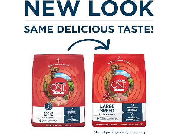 Purina One +Plus Dry Dog Food for Large Dogs
