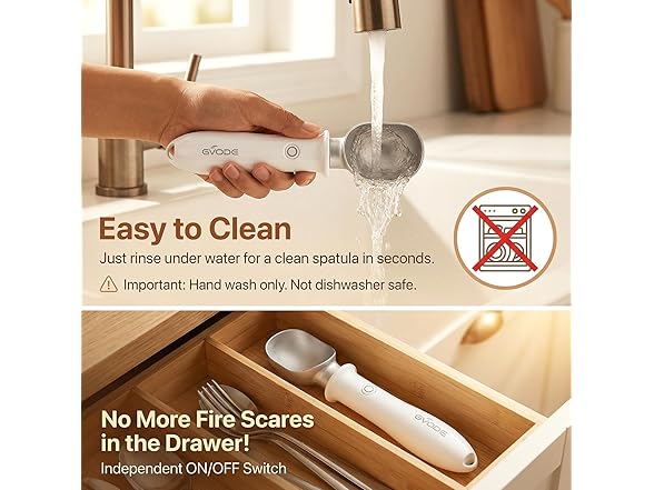 Heated Ice Cream Scoop