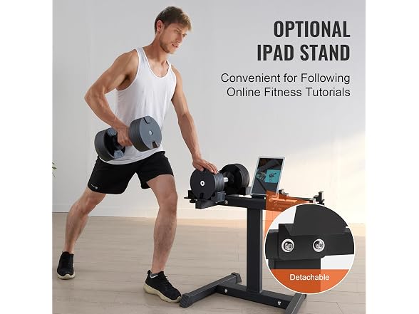 Adjustable Dumbbell Stand, Home Fitness Rack and