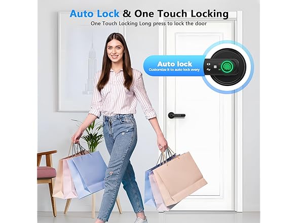 sivmn Fingerprint Smart Door Lock