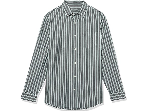 Amazon Essentials Men's Long-Sleeve Stretch Poplin Shirt