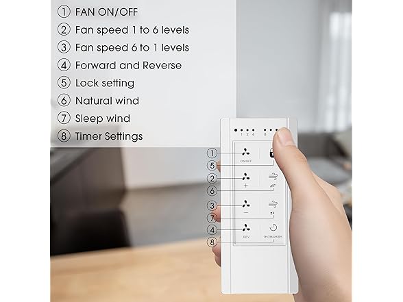 Parrot Uncle F6049 52" Ceiling Fan Without Light