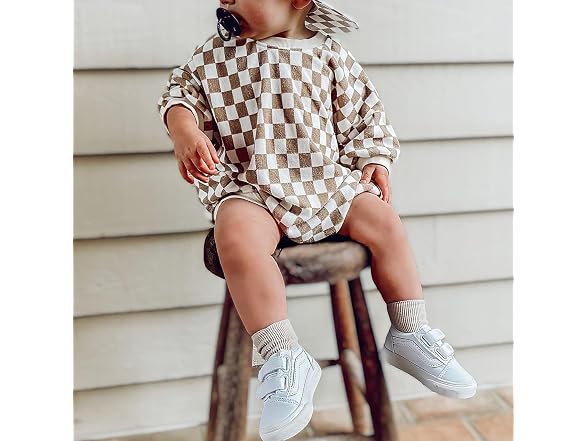 Kayotuas (6-12 MOS) Baby Oversized Long Romper