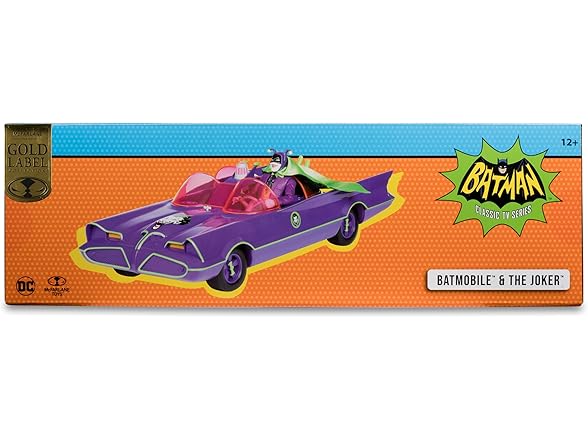 McFarlane Toys - DC Retro Batmobile & The Joker
